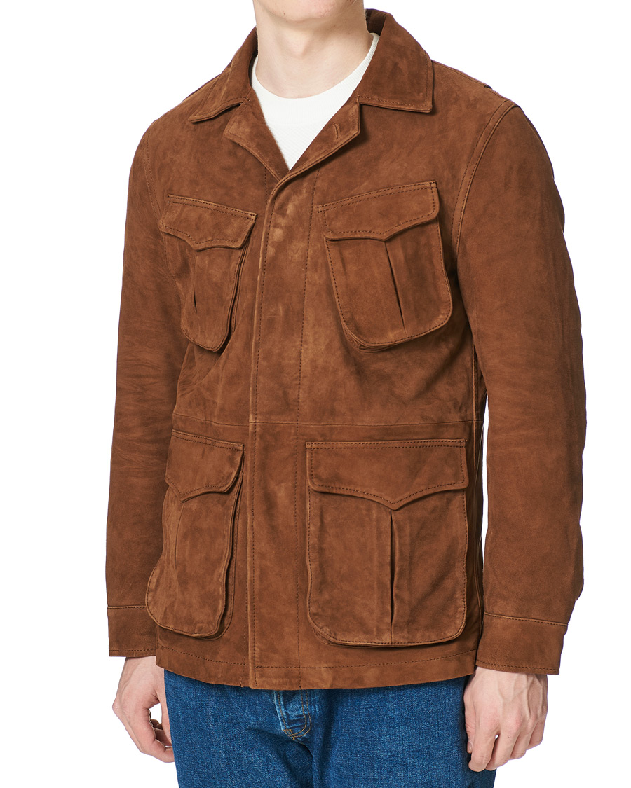 Uomini | Giacche | Oscar Jacobson | Wester Sude Field Jacket Brown