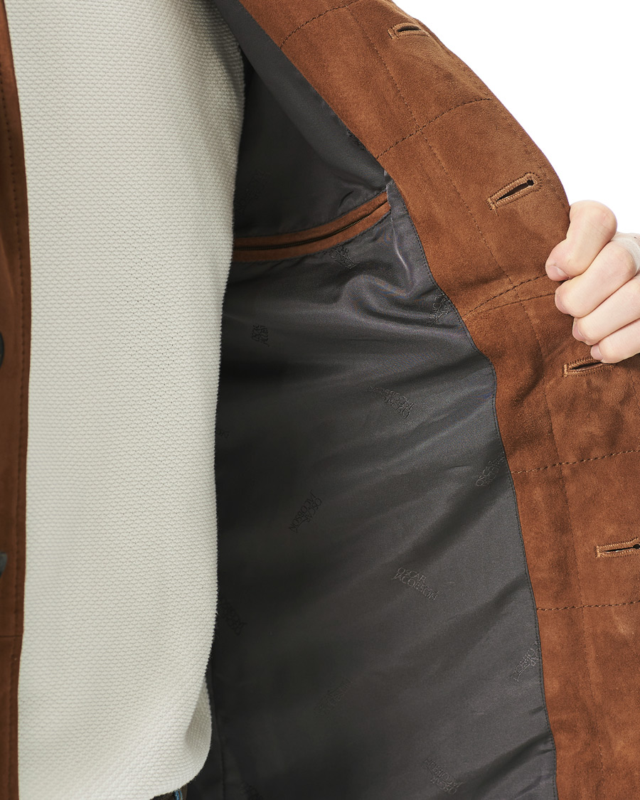Uomini | Giacche | Oscar Jacobson | Wester Sude Field Jacket Brown