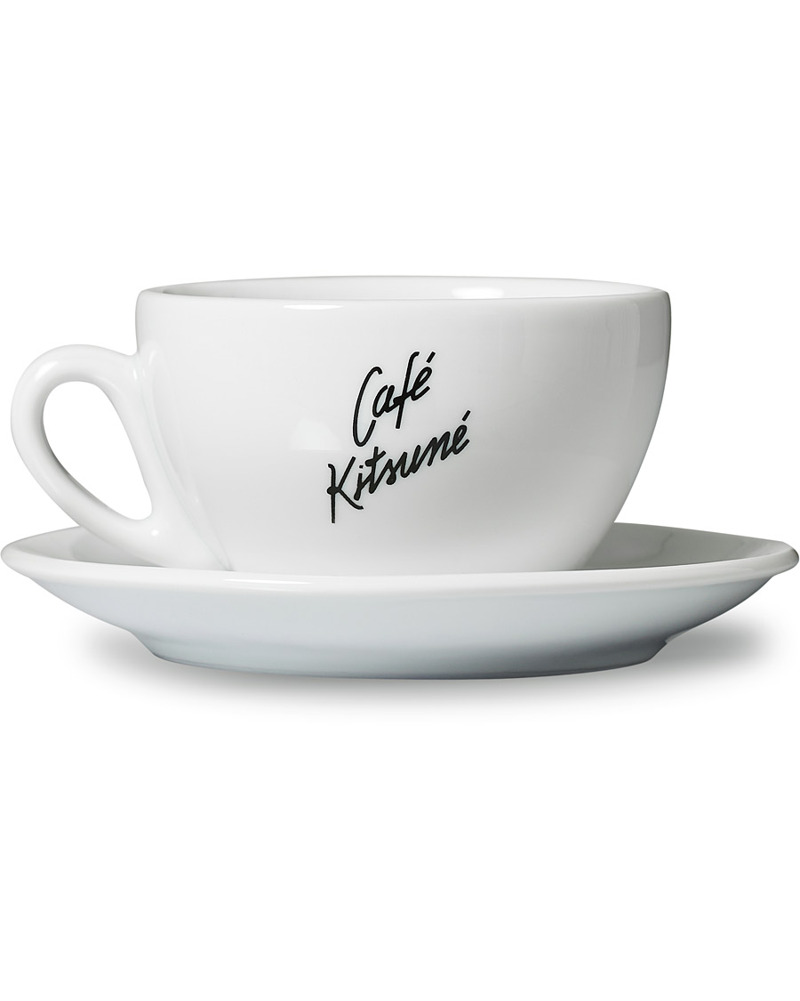 Uomini | Café Kitsuné Coffee Cup & Saucer White | Café Kitsuné | Coffee Cup & Saucer White