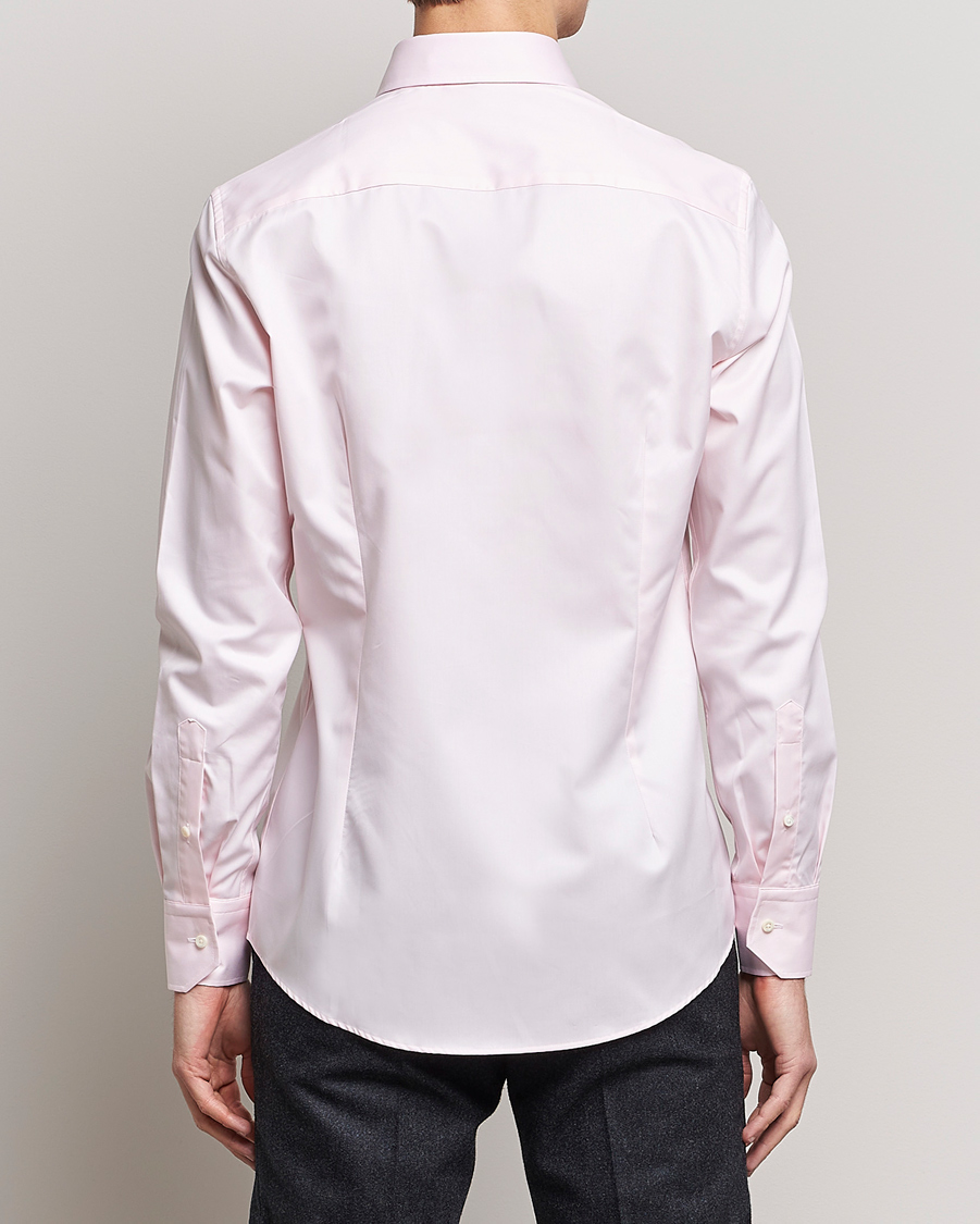 Uomini | Camicie | Stenströms | Slimline Cut Away Shirt Pink