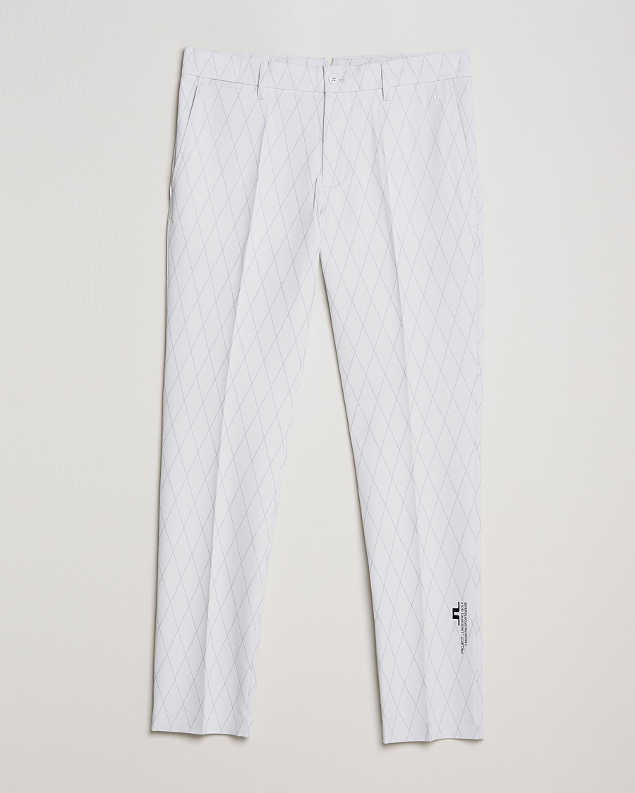 Uomini | Pantaloni | J.Lindeberg | Active Argyle Golf Pants White