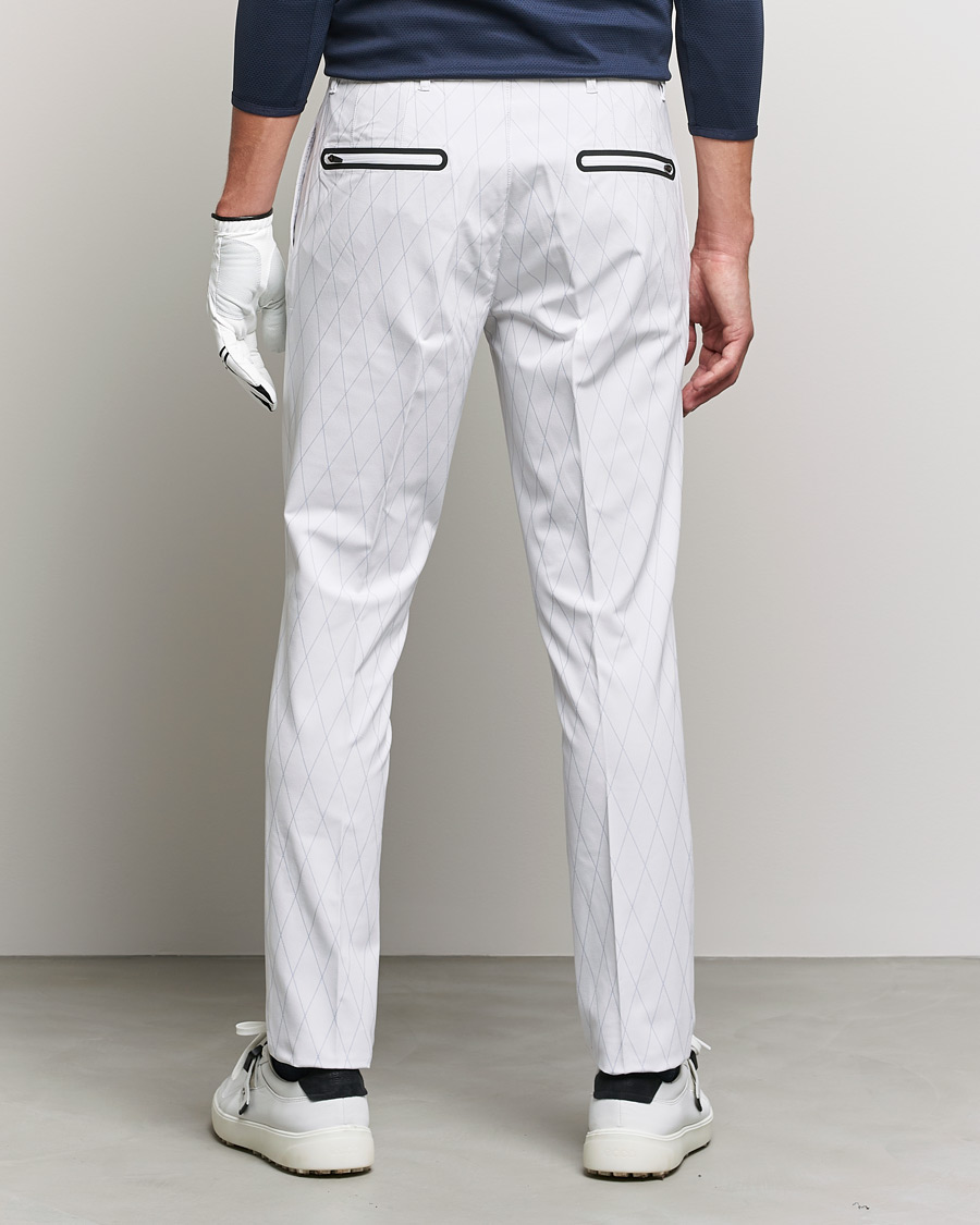 Uomini | Pantaloni | J.Lindeberg | Active Argyle Golf Pants White