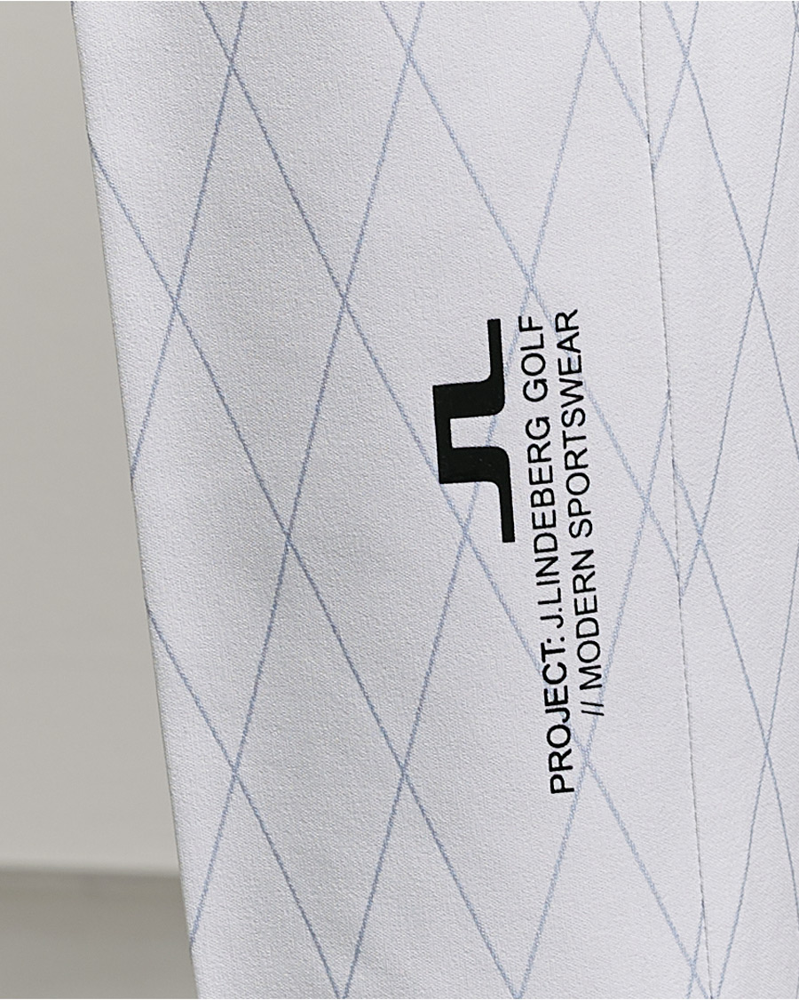 Uomini | Pantaloni | J.Lindeberg | Active Argyle Golf Pants White