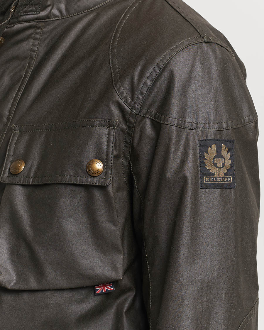 Uomini | Giacche | Belstaff | Fieldmaster Waxed Jacket Faded Olive