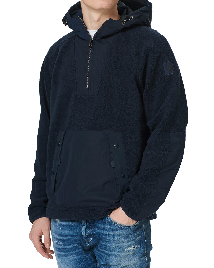 Uomini | Maglieria | Belstaff | Atlantic Pile Pullover Dark Ink