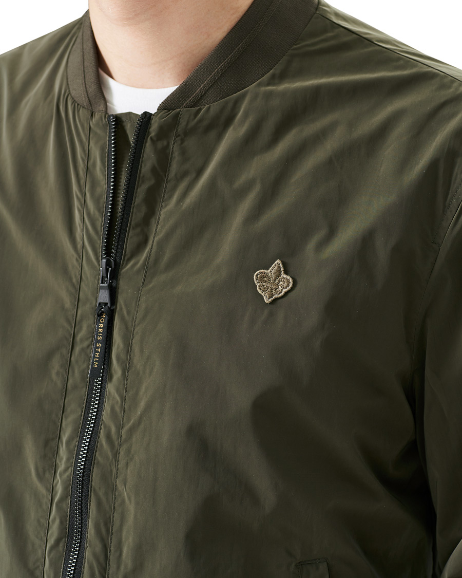 Uomini | Giacche | Morris | Nicolas Nylon Bomber Jacket Olive