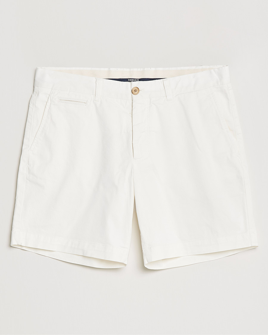 Uomini | Pantaloncini | Morris | Light Twill Chino Shorts White