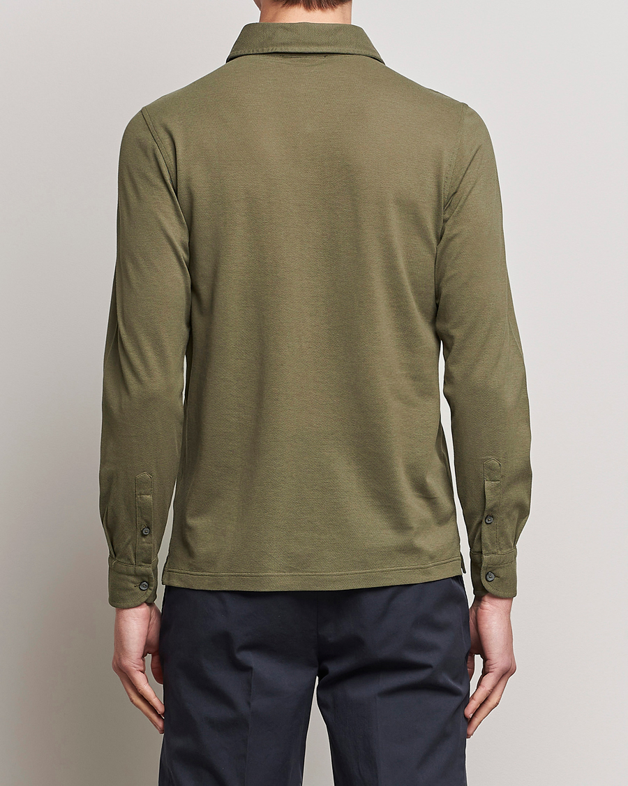 Uomini | Camicie | Gran Sasso | Popover Shirt Olive