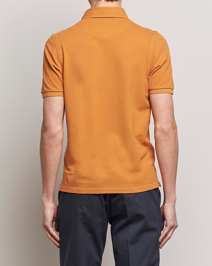 Uomini | Polo | Gran Sasso | Washed Polo Orange