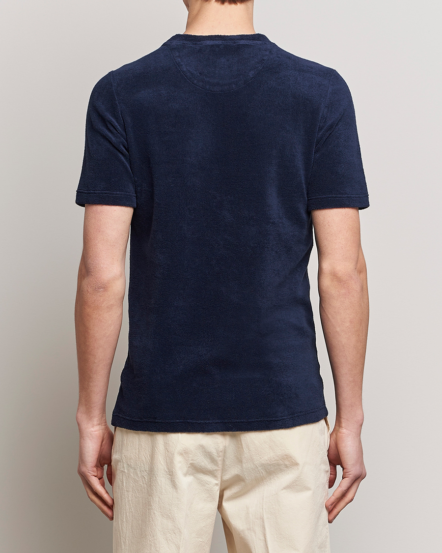 Uomini | T-shirt | Gran Sasso | Cotton Terry Tee Navy