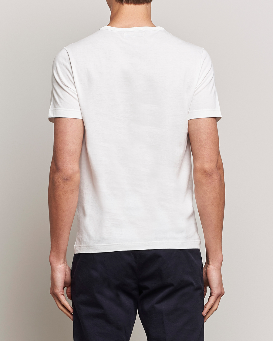Uomini | T-shirt | Merz b. Schwanen | 1950s Classic Loopwheeled T-shirt White