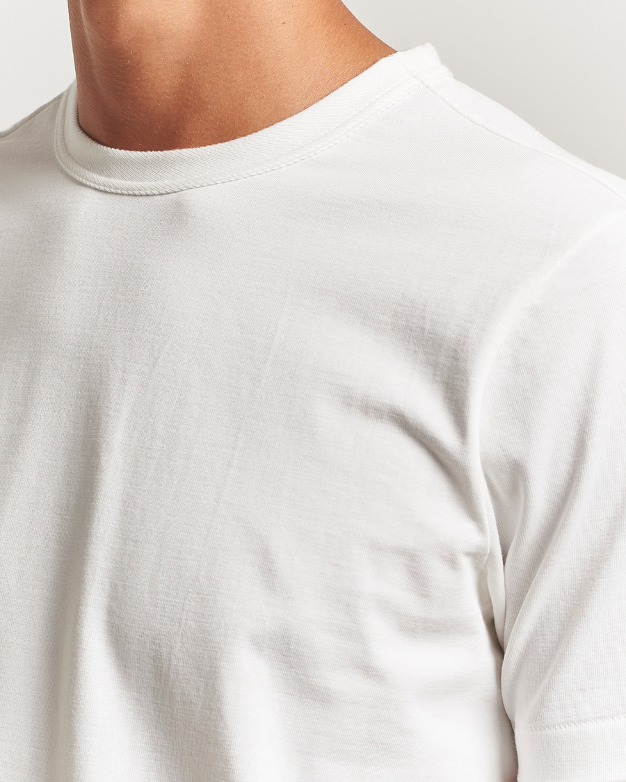 Uomini | T-shirt | Merz b. Schwanen | Relaxed Fit Loopwheeled T-Shirt White