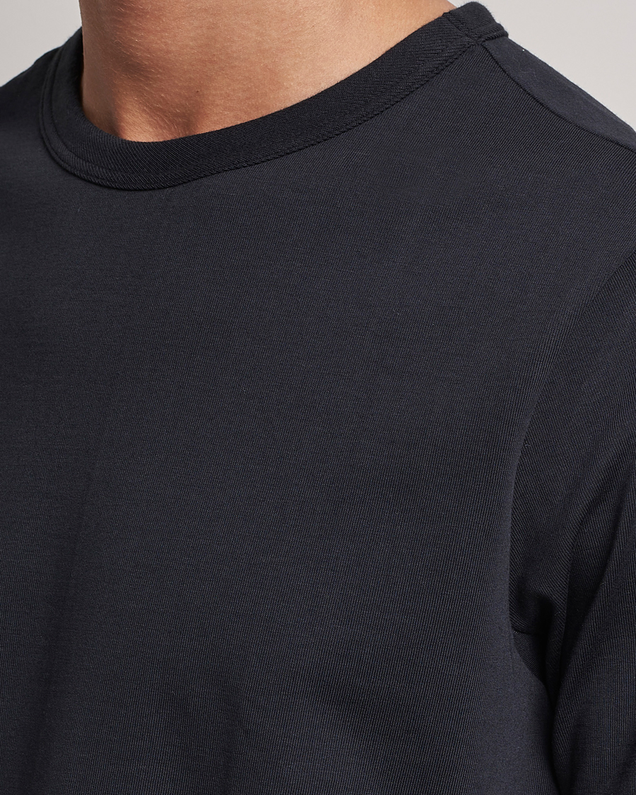 Uomini | T-shirt | Merz b. Schwanen | Relaxed Fit Loopwheeled T-Shirt Charcoal