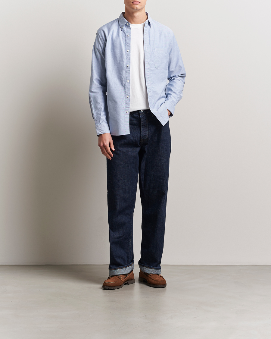 Uomini | Camicie | BEAMS PLUS | Oxford Button Down Shirt Light Blue