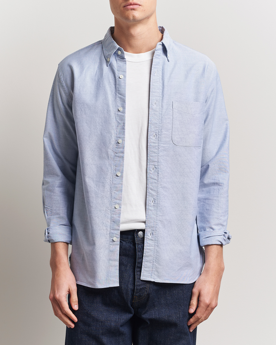 Uomini | Camicie | BEAMS PLUS | Oxford Button Down Shirt Light Blue