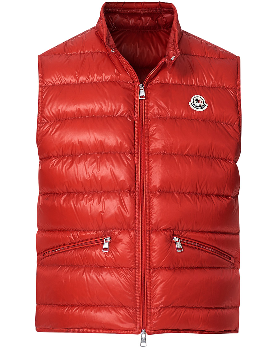 Uomini | Giacche | Moncler | Gui Down Vest Red