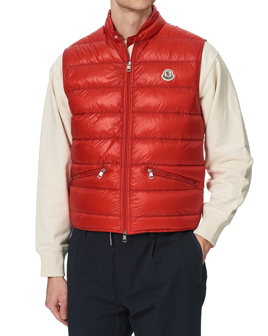 Uomini | Giacche | Moncler | Gui Down Vest Red