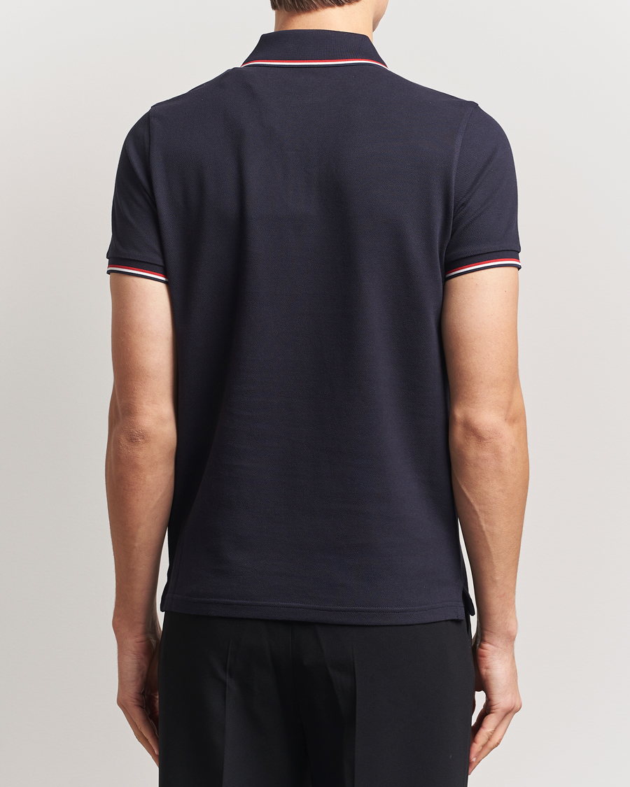 Uomini | Polo | Moncler | Contrast Rib Polo Navy