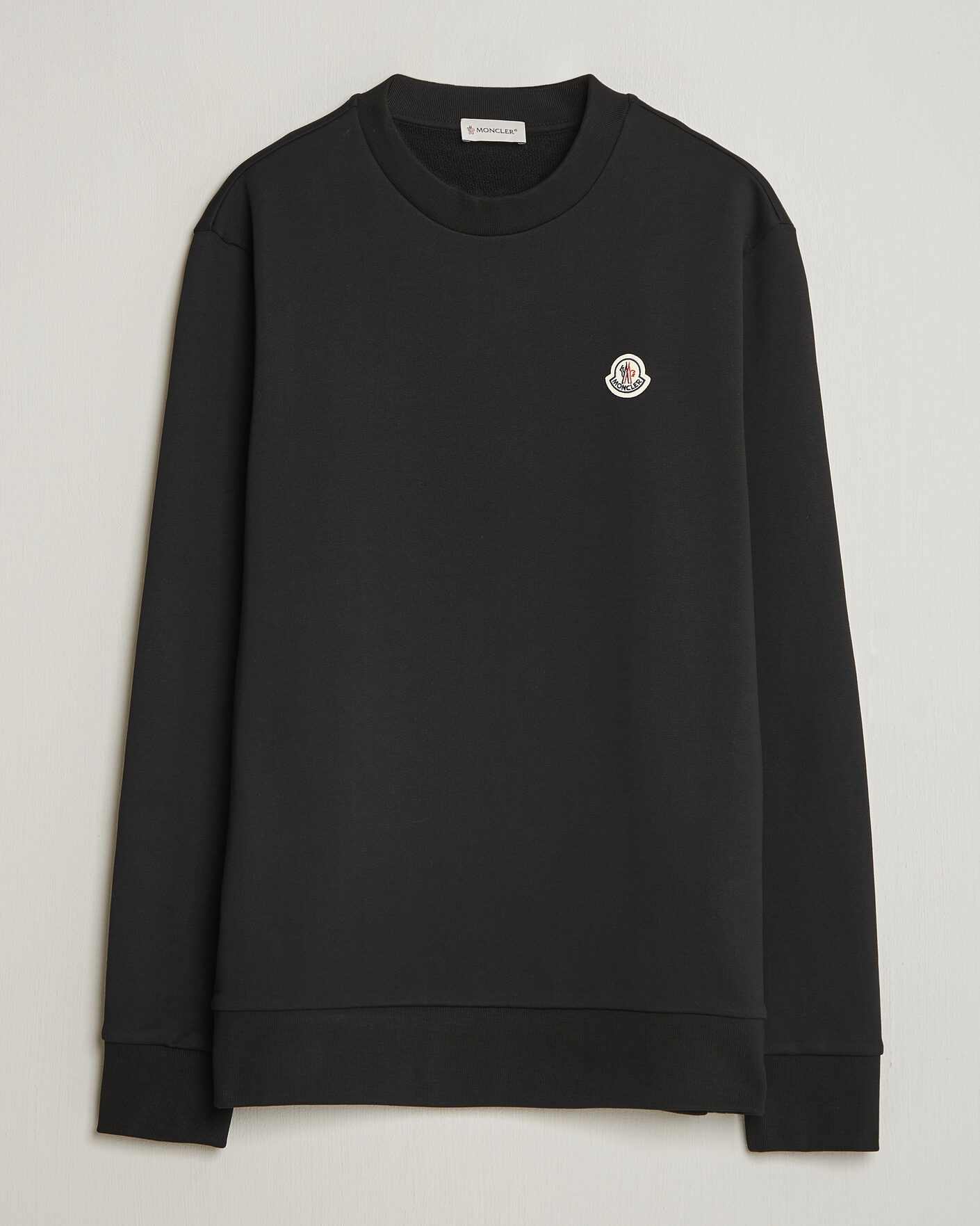 Uomini | Maglieria | Moncler | Logo Sweatshirt Black