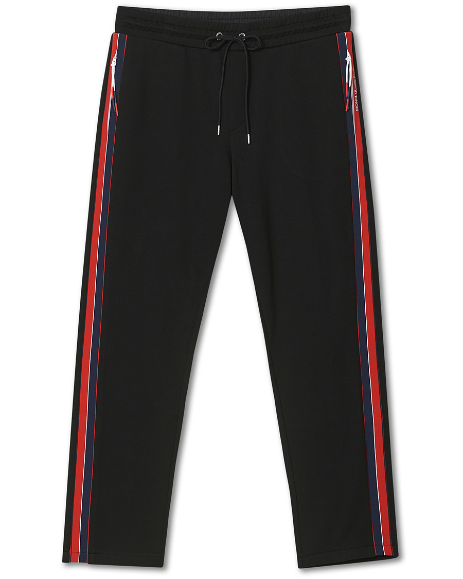 Uomini | Pantaloni | Moncler | Tape Logo Sweatpants Black