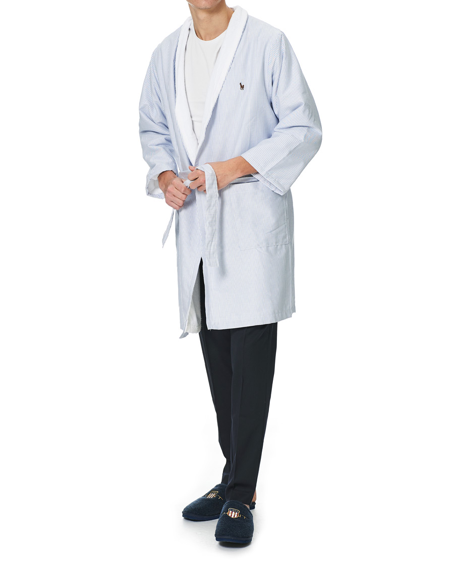 Uomini | Accappatoi & Pigiami | Ralph Lauren Home | Oxford Men Kimono Bathrobe Blue