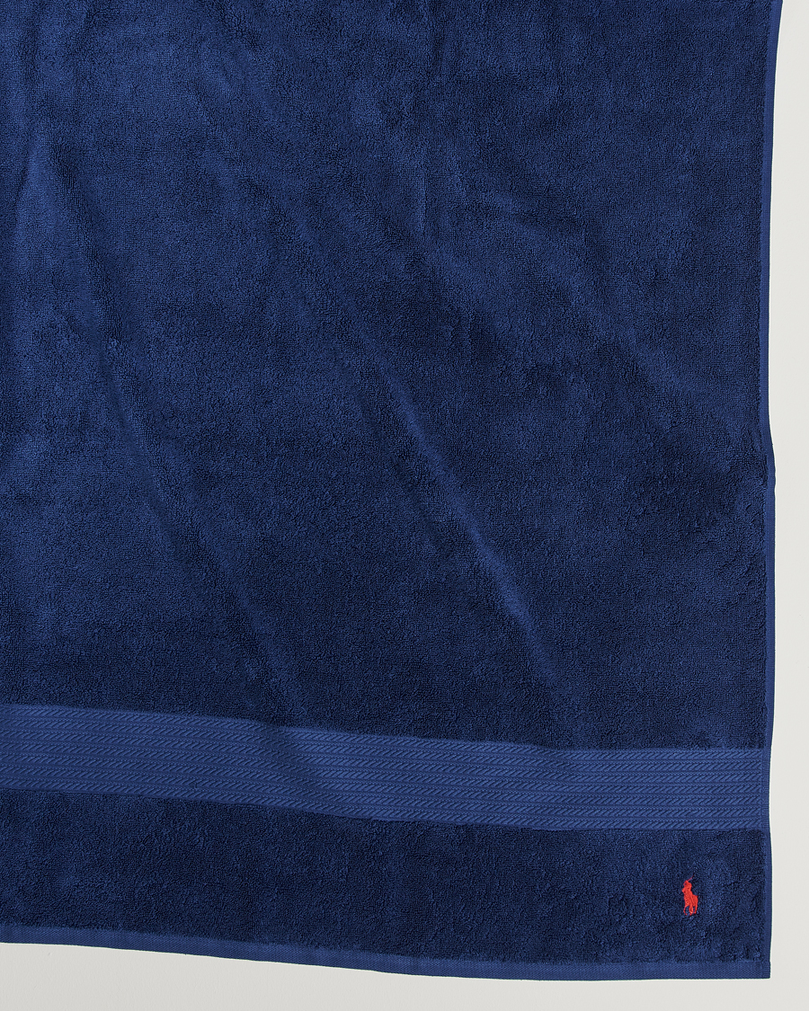 Uomini | Ralph Lauren Home Polo Player Bath Sheet 90x170 Marine | Ralph Lauren Home | Polo Player Bath Sheet 90x170 Marine