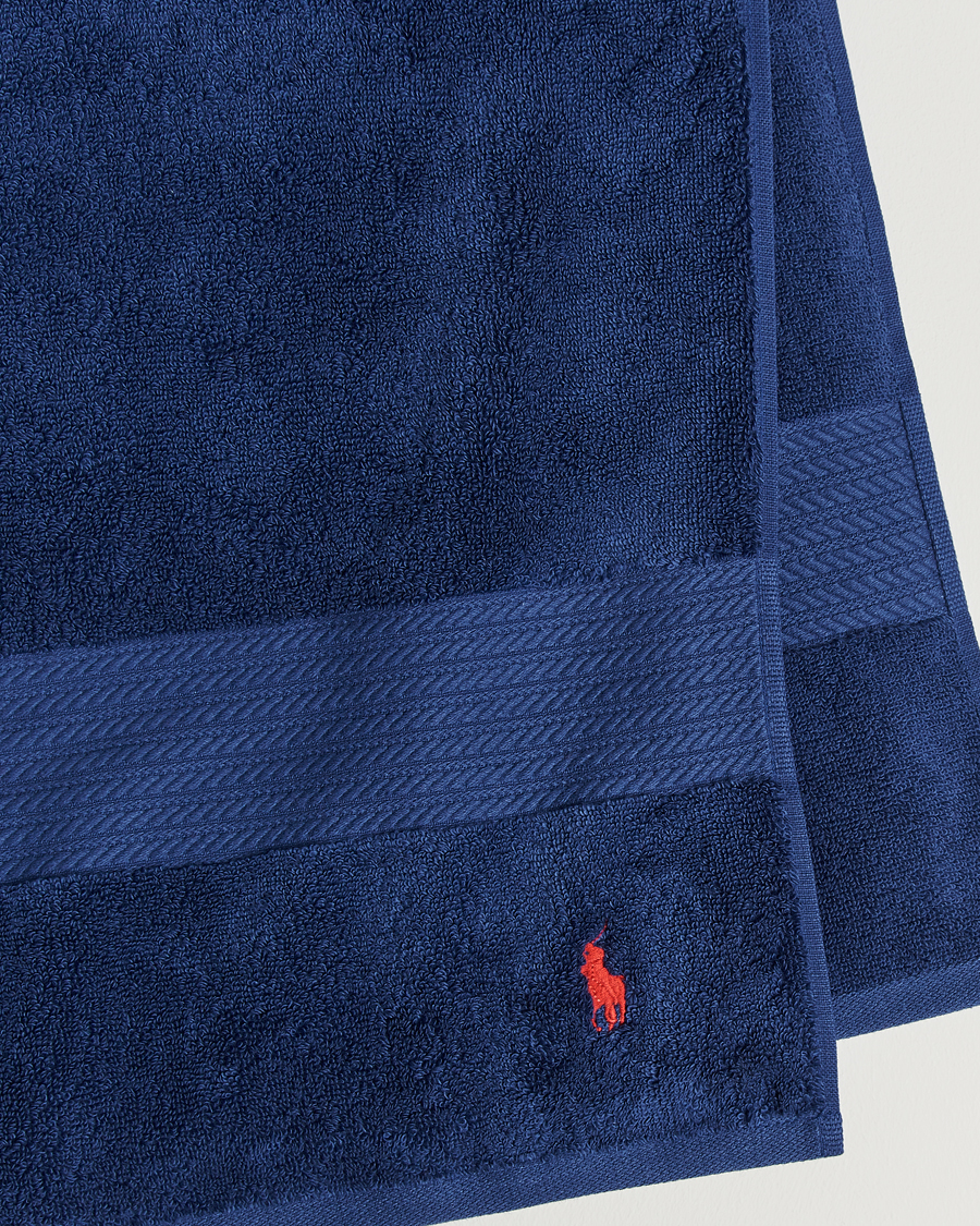 Uomini | Ralph Lauren Home Polo Player Bath Sheet 90x170 Marine | Ralph Lauren Home | Polo Player Bath Sheet 90x170 Marine