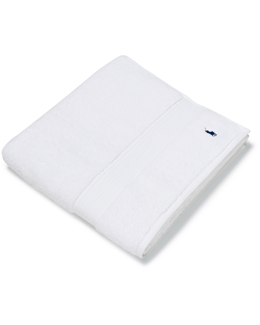 Uomini | Ralph Lauren Home Polo Player Bath Sheet 90x170 White | Ralph Lauren Home | Polo Player Bath Sheet 90x170 White