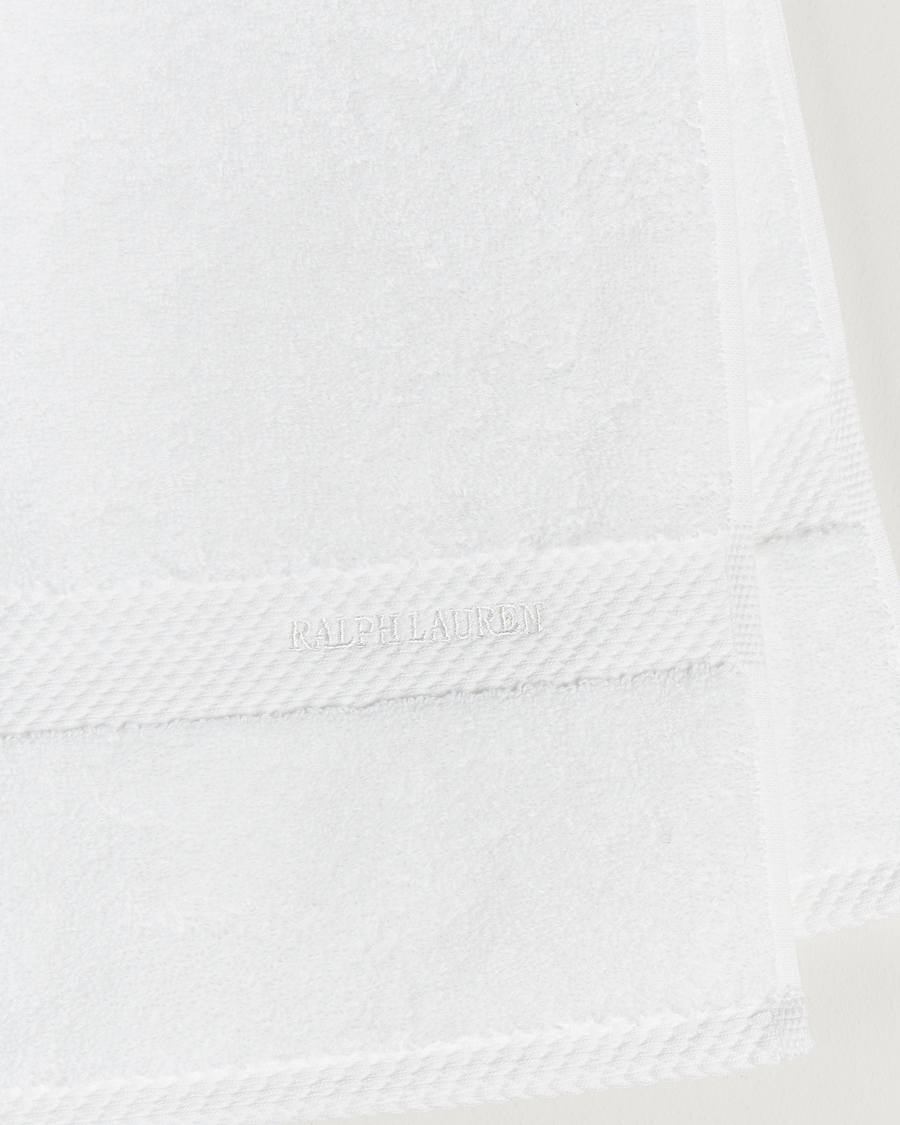 Uomini | Ralph Lauren Home Avenue Guest Towel 42x70 White | Ralph Lauren Home | Avenue Guest Towel 42x70 White