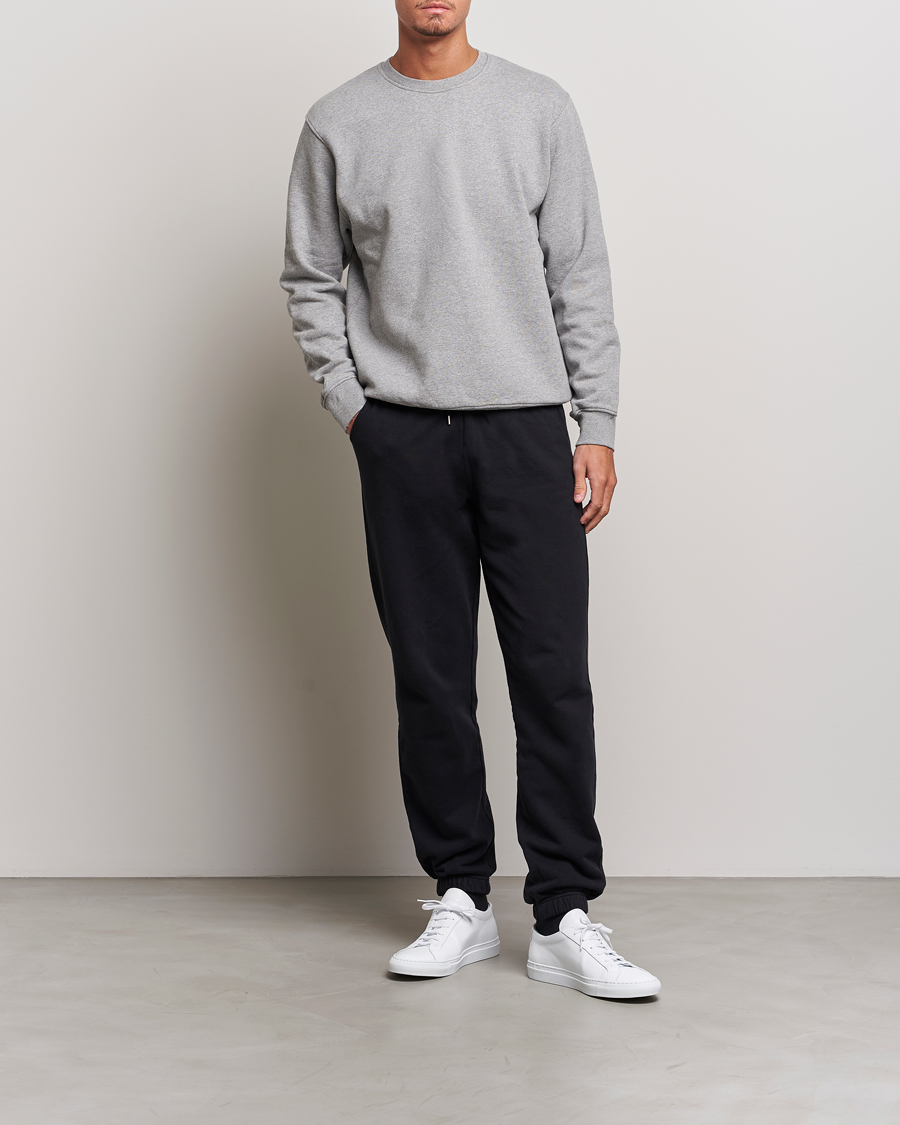 Uomini | Pantaloni | Colorful Standard | Classic Organic Sweatpants Deep Black