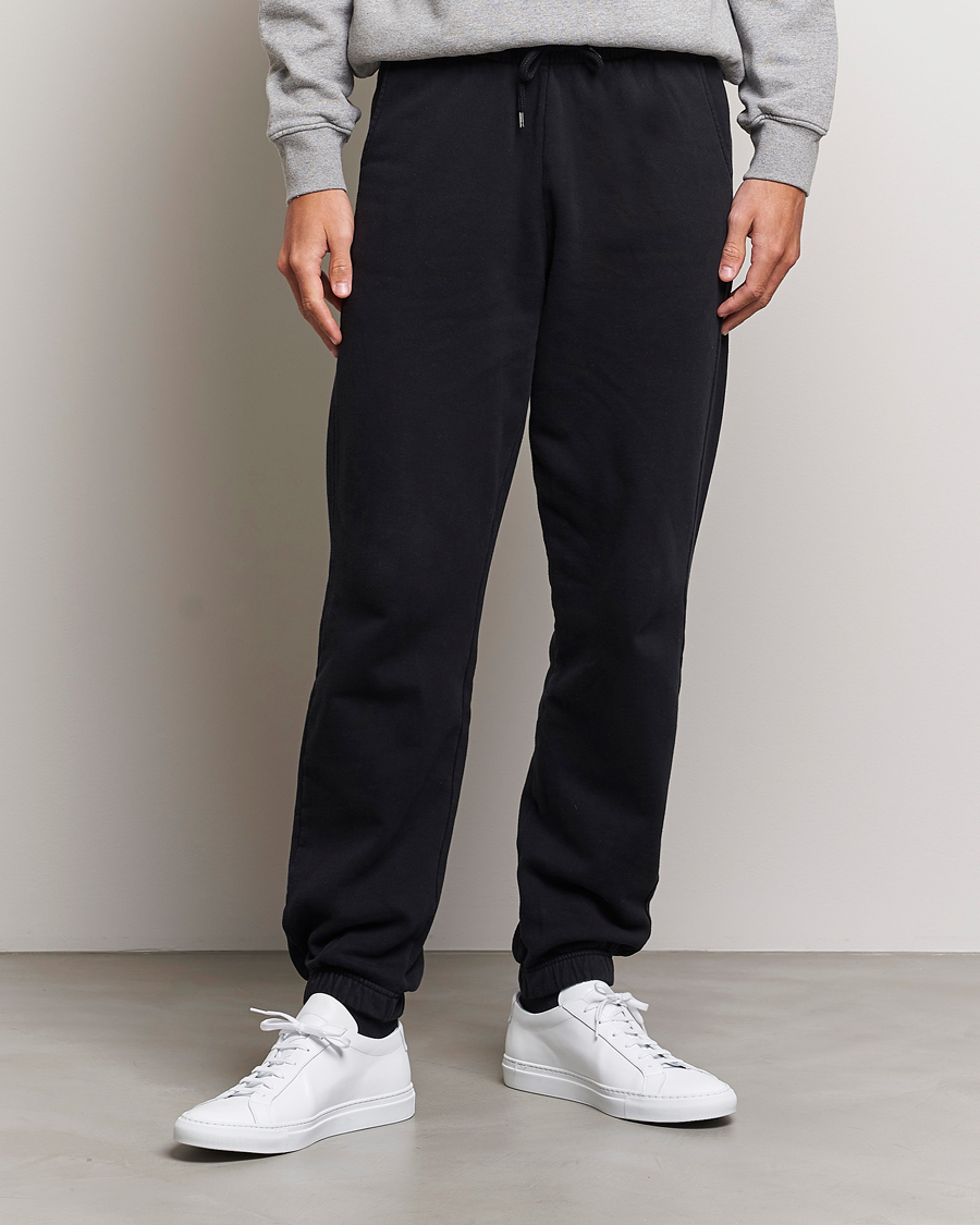 Uomini | Pantaloni | Colorful Standard | Classic Organic Sweatpants Deep Black