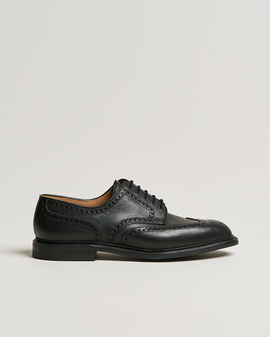 Uomini | Crockett & Jones x Tärnsjö Garveri Pembroke Milled Grain City Sole Black Calf | Crockett & Jones x Tärnsjö Garveri | Pembroke Milled Grain City Sole Black Calf