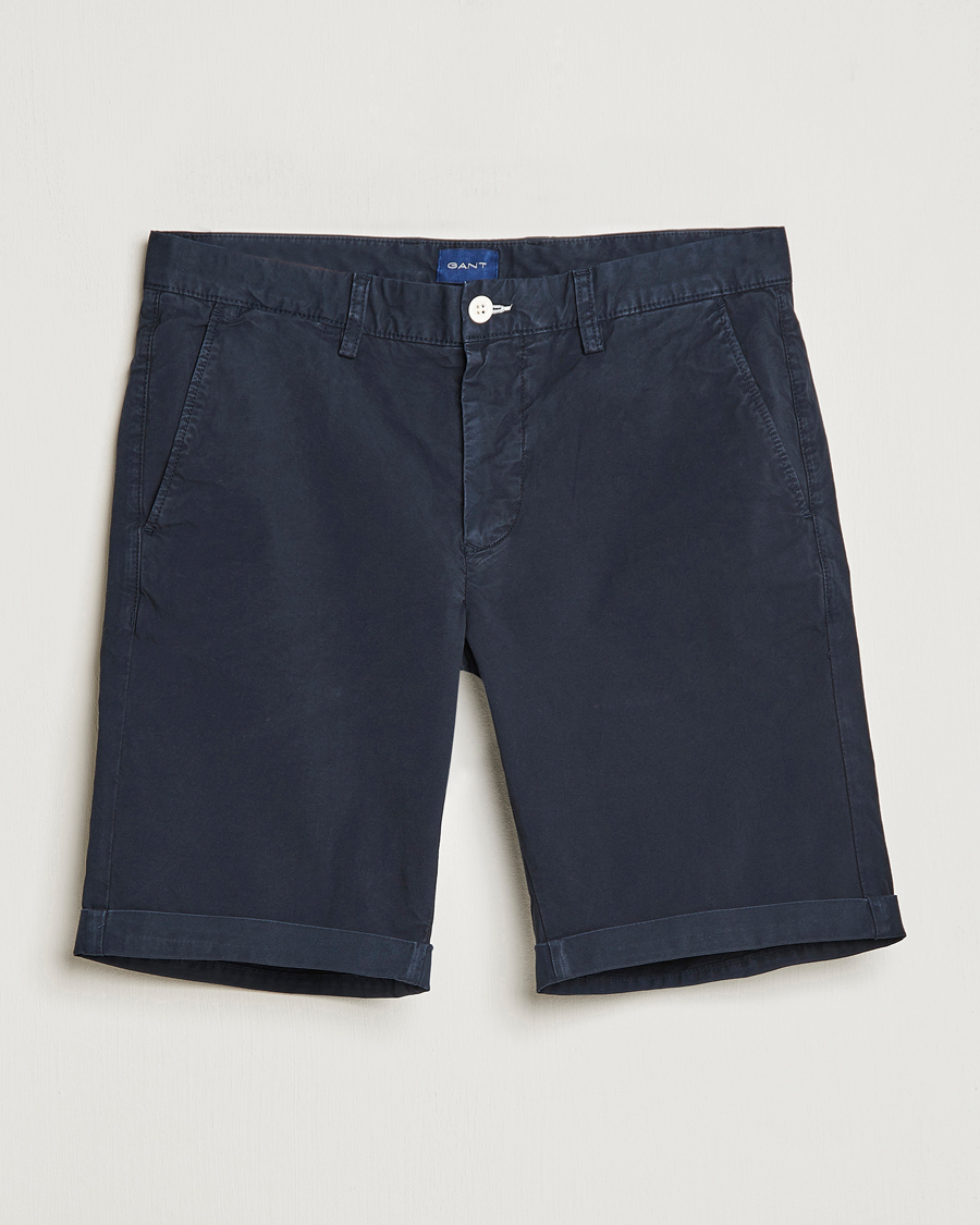 Uomini | Pantaloncini | Gant | Regular Sunbleached Shorts Marine