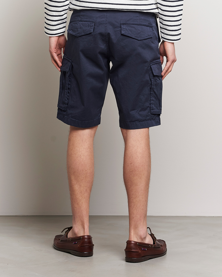Uomini | Pantaloncini | Gant | Relaxed Twill Cargoshorts Marine