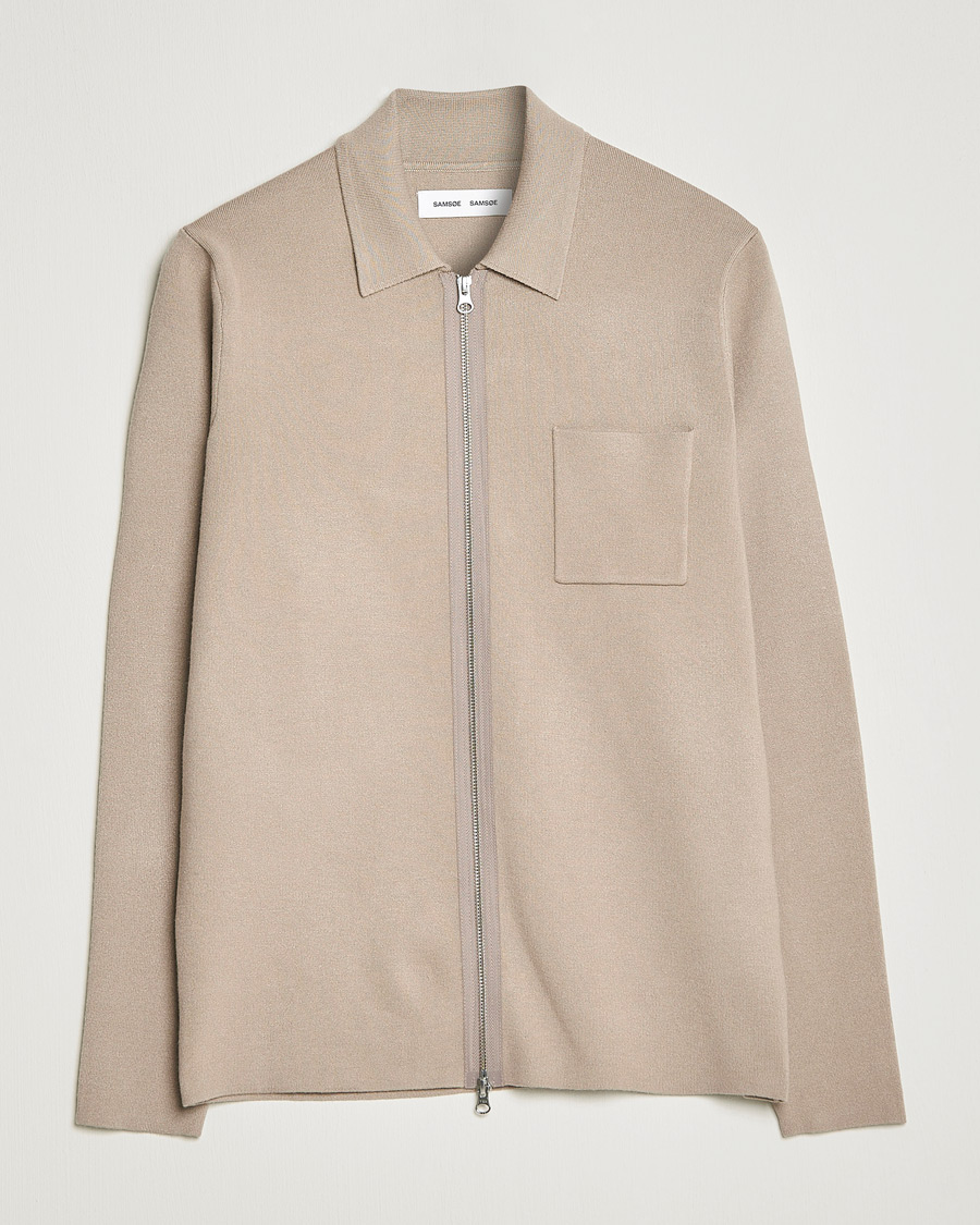 Uomini | Maglieria | Samsøe Samsøe | Guna Full Zip Pure Cashmere