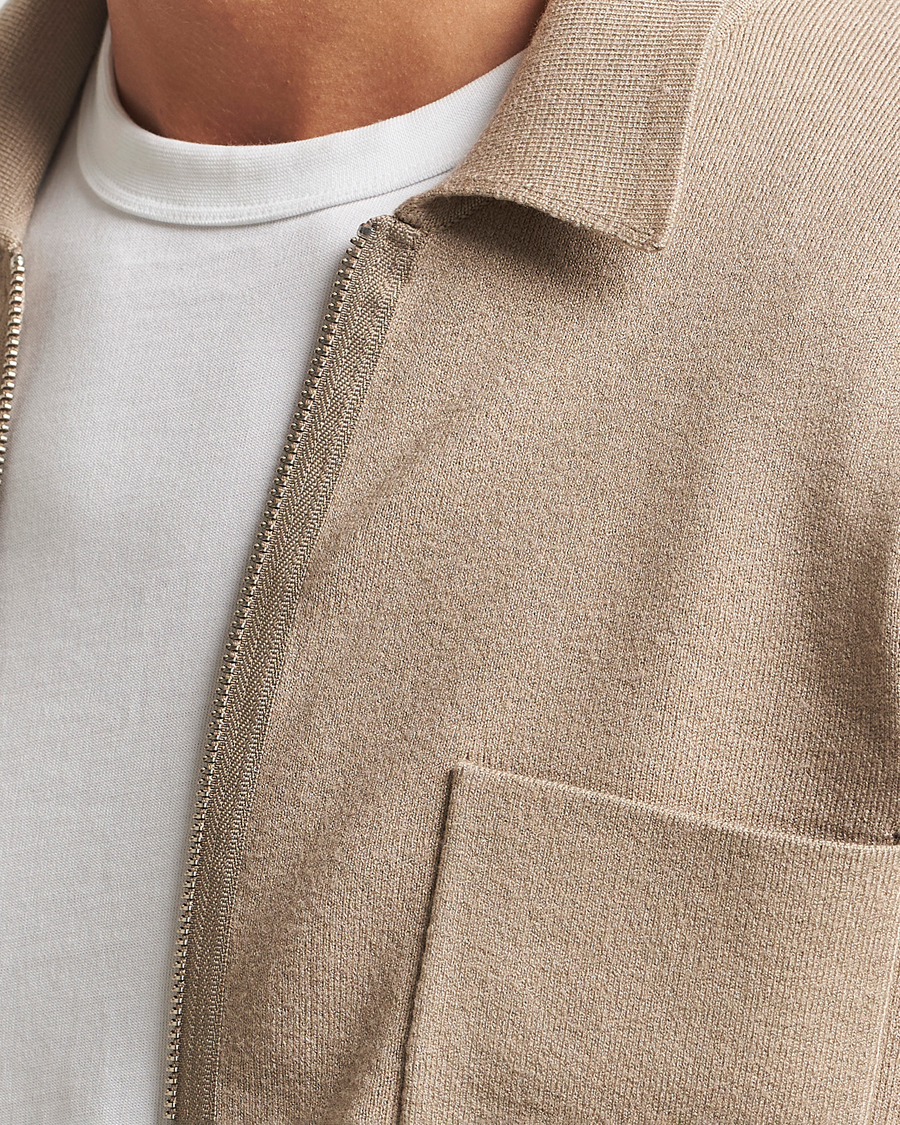 Uomini | Maglieria | Samsøe Samsøe | Guna Full Zip Pure Cashmere