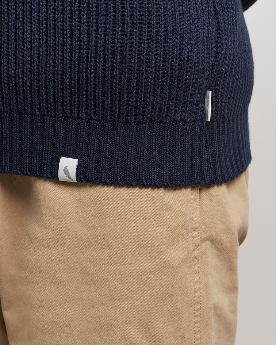 Uomini | Maglieria | Peregrine | Felix Quarter Zip Jumper Navy