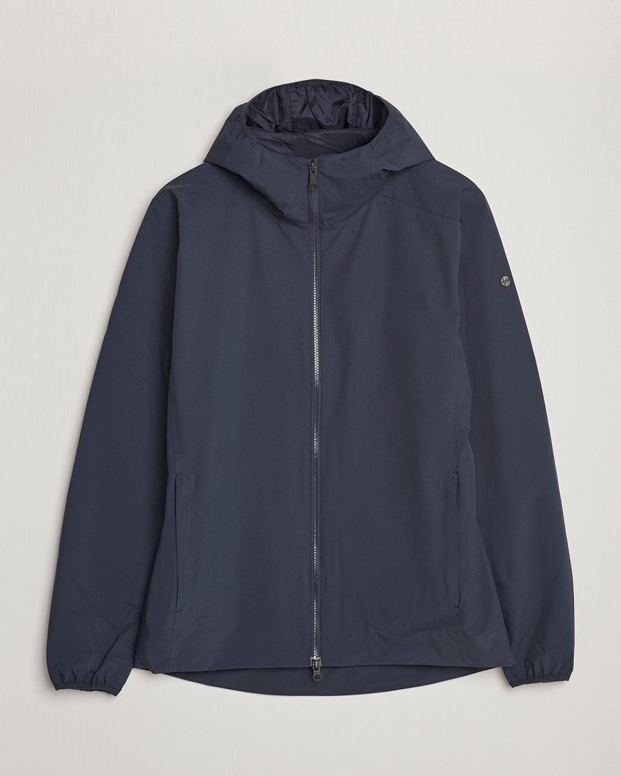 Uomini | Giacche | Scandinavian Edition | Hood Waterproof Jacket Midnight Blue