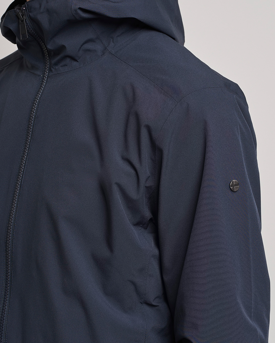 Uomini | Giacche | Scandinavian Edition | Hood Waterproof Jacket Midnight Blue