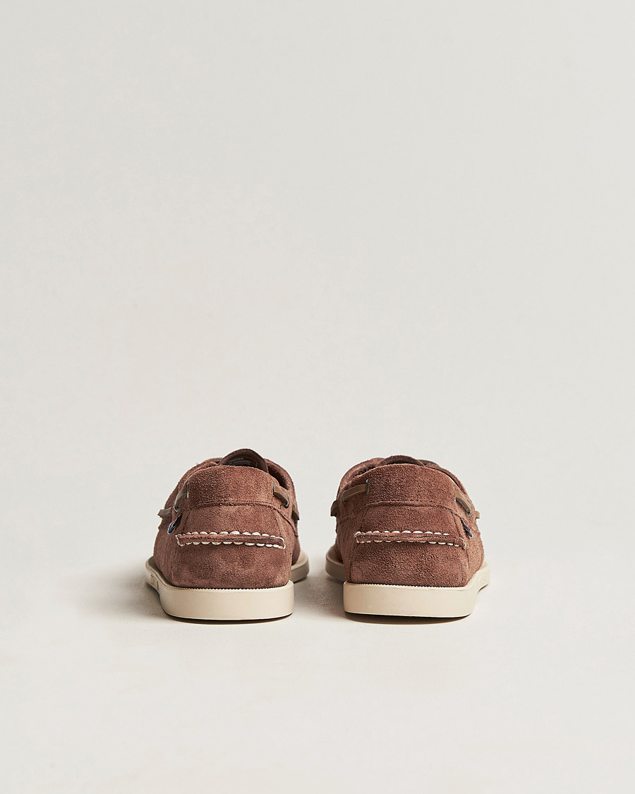 Uomini | Scarpe da barca | Sebago | Docksides Suede Boat Shoe Dark Brown