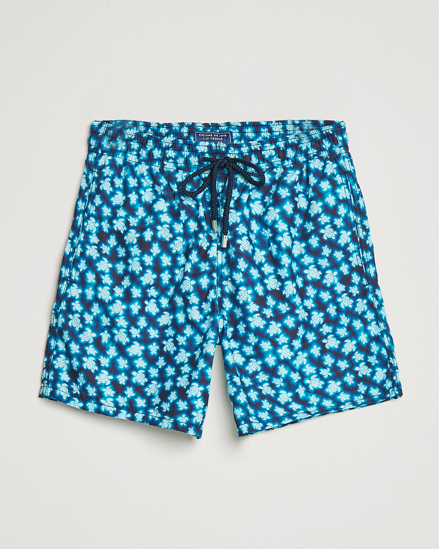 Uomini | Costumi da bagno | Vilebrequin | Moorea Swim Shorts Bleu Marine