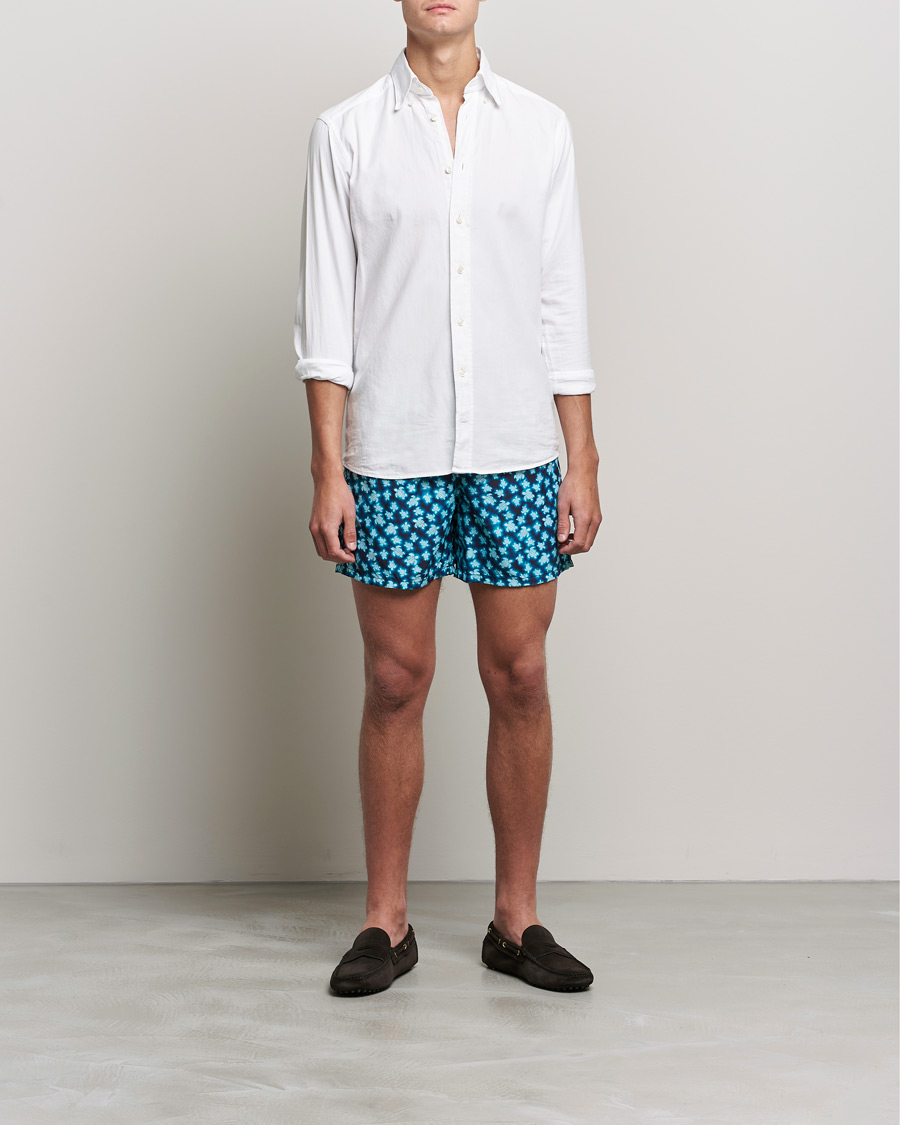Uomini | Costumi da bagno | Vilebrequin | Moorea Swim Shorts Bleu Marine
