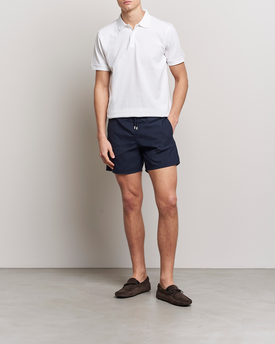 Uomini | Costumi da bagno | Vilebrequin | Moorea Swimshorts Bleu Marine
