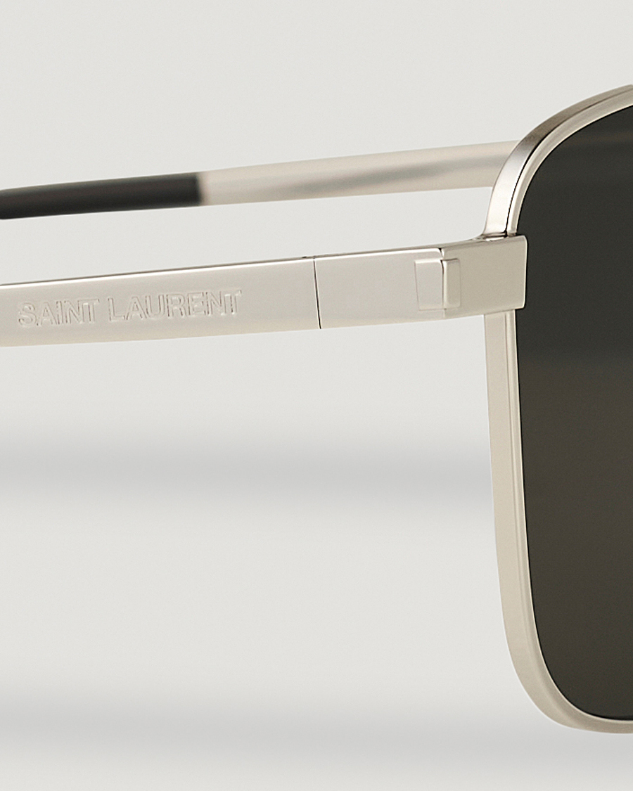 Uomini | Saint Laurent SL 529 Sunglasses Silver/Grey | Saint Laurent | SL 529 Sunglasses Silver/Grey