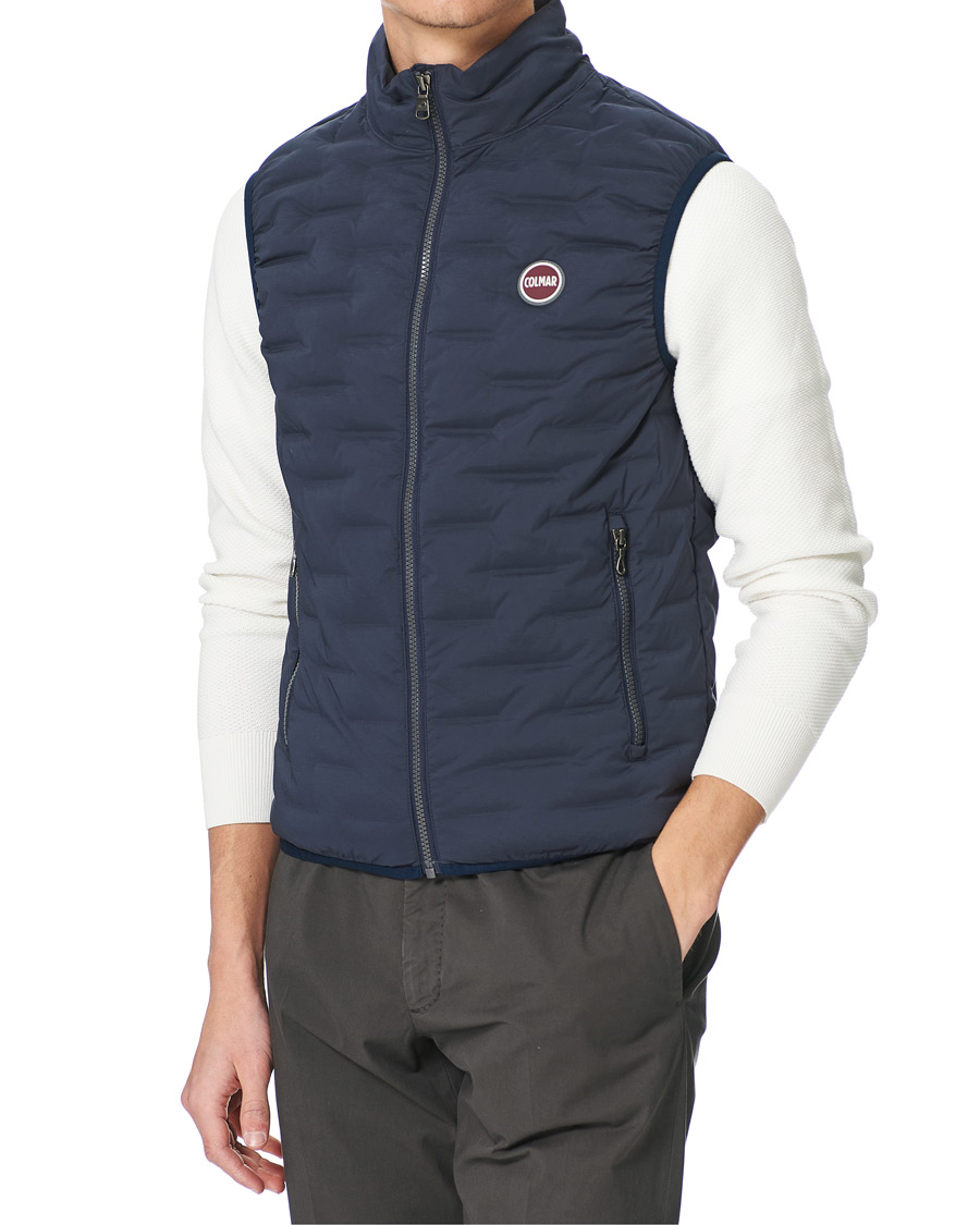 Uomini | Giacche | Colmar | Lightweight Square Vest Navy