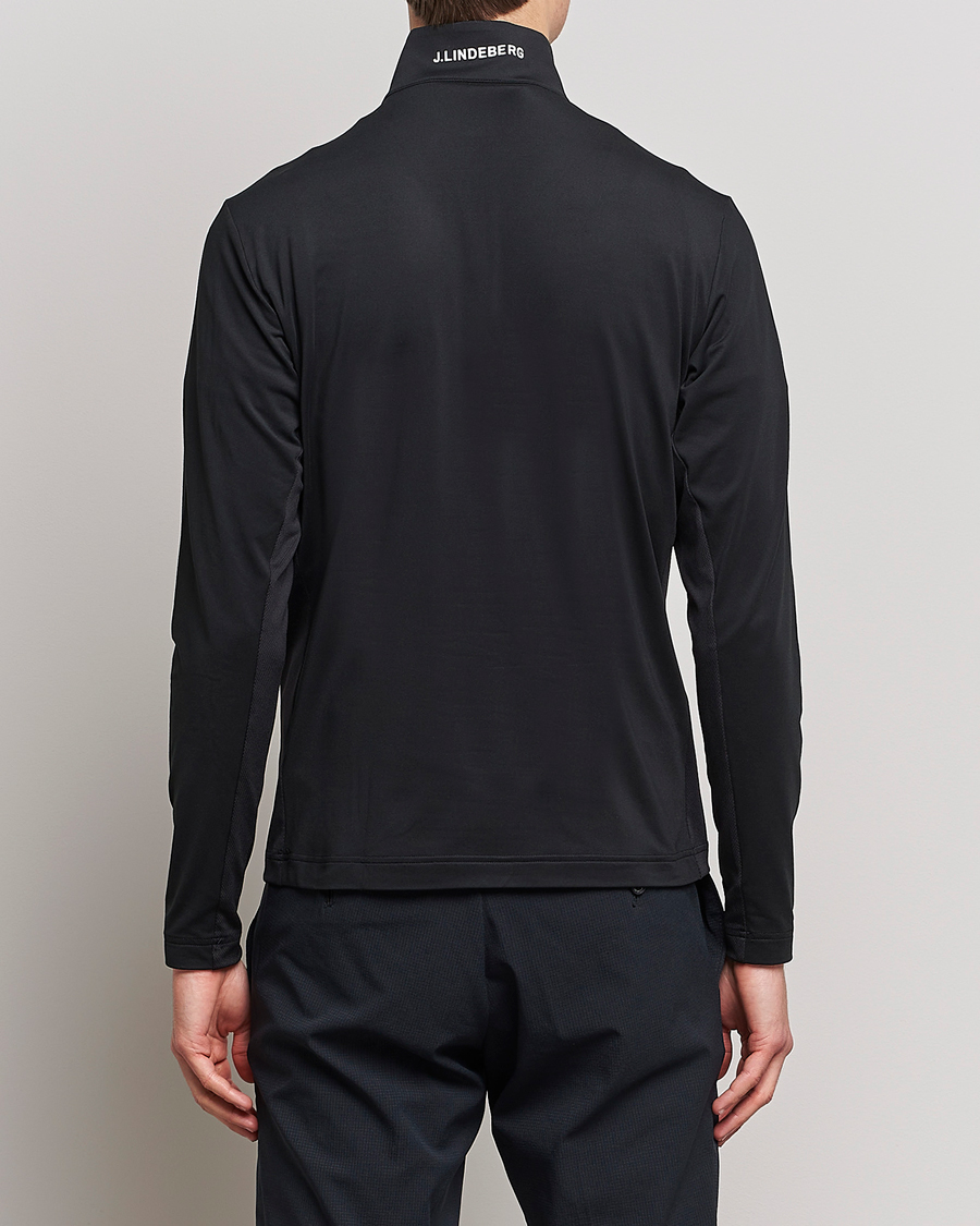 Uomini | Maglieria | J.Lindeberg | Luke Jersey Half Zip Black
