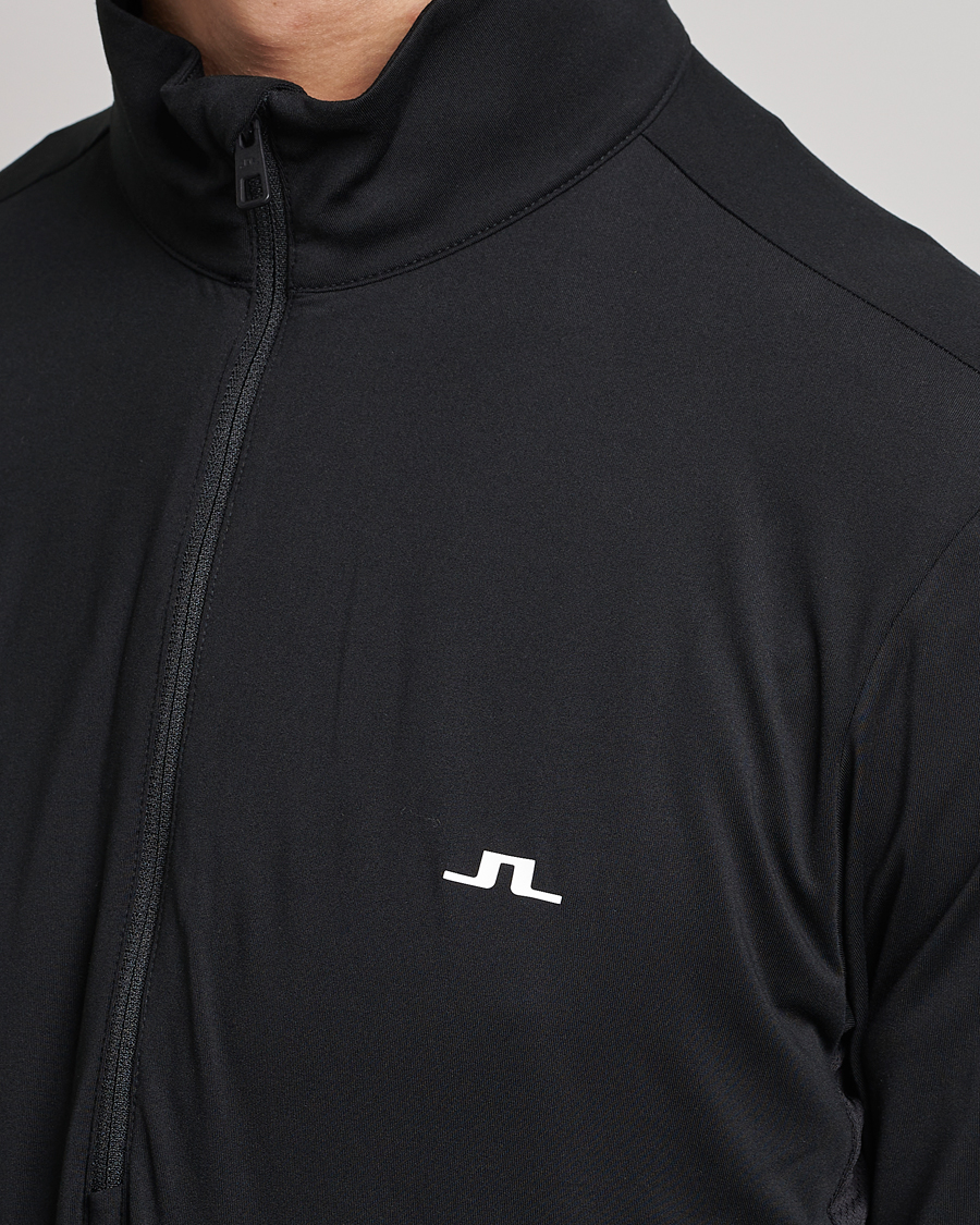 Uomini | Maglieria | J.Lindeberg | Luke Jersey Half Zip Black