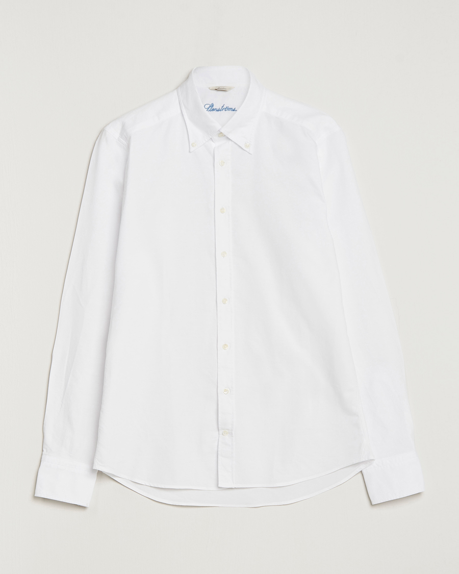 Uomini | Camicie | Stenströms | Slimline Oxford Shirt White