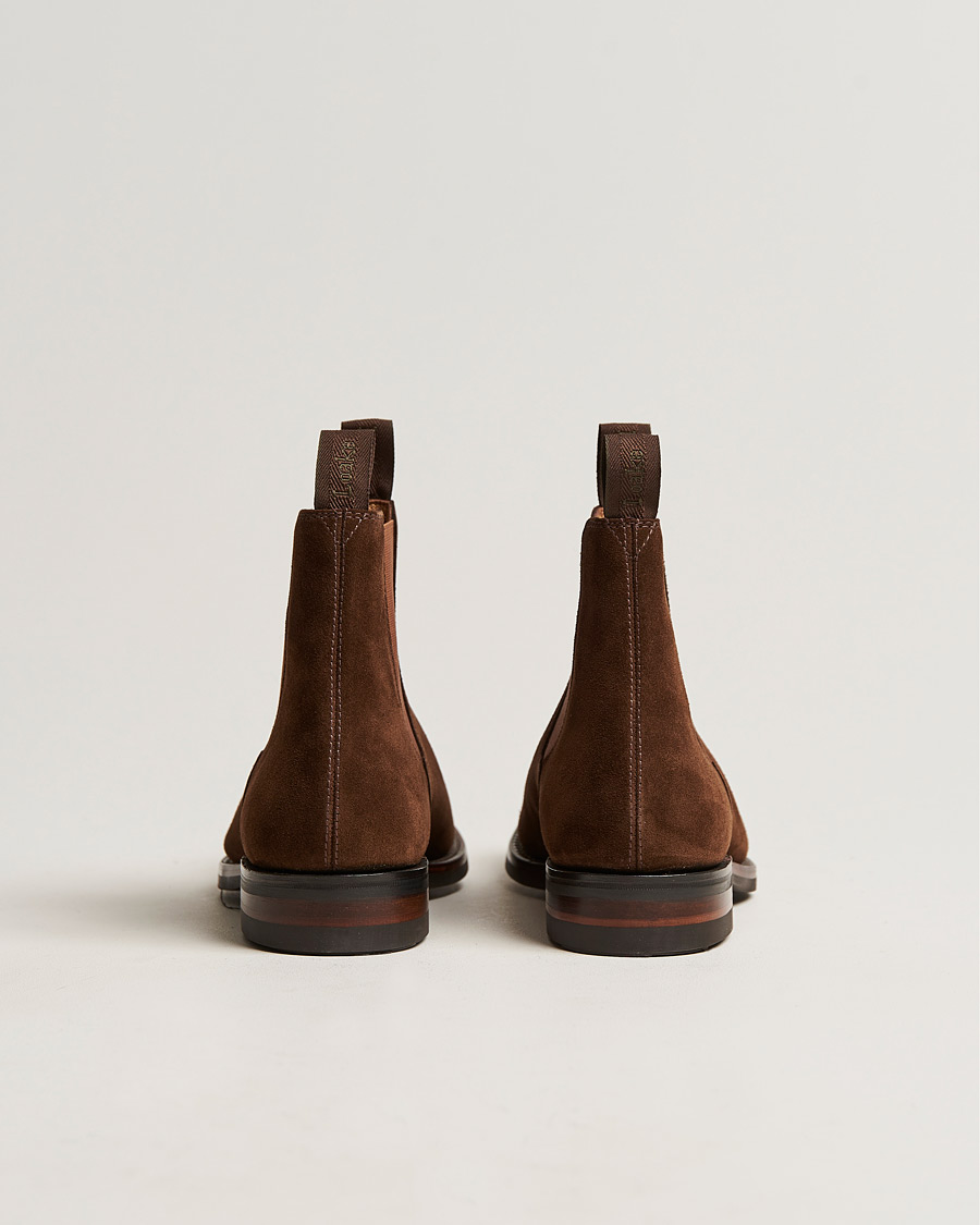 Uomini | Stivali | Loake 1880 | Chatsworth Chelsea Boot Tobacco Suede