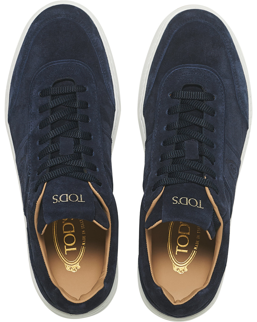 Uomini | Tod's Cassetta Alta Sneaker Navy Suede | Tod's | Cassetta Alta Sneaker Navy Suede